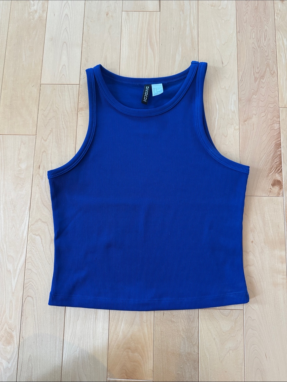 H&M Ribbed Tank Top - Royal Blue